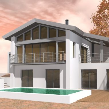 Villa Bidart 1.2- Architecte Gérard DEZES